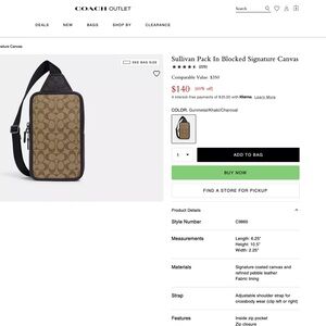 Coach Sullivan Crossbody Pack